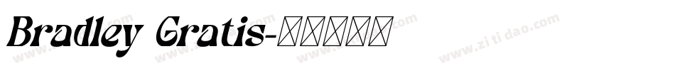 Bradley Gratis字体转换